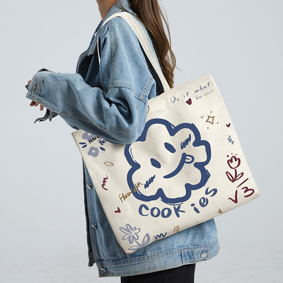 Le dernier modèle de mode personnalisé Logo coton sac à dos avec fermeture à glissière promotion