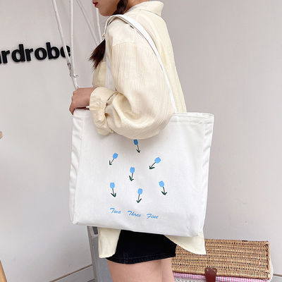 Couleur personnalisée Eco-friendly Large sac de magasinage recyclé Sac à dos en toile de coton