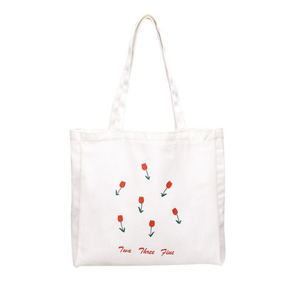 Couleur personnalisée Eco-friendly Large sac de magasinage recyclé Sac à dos en toile de coton