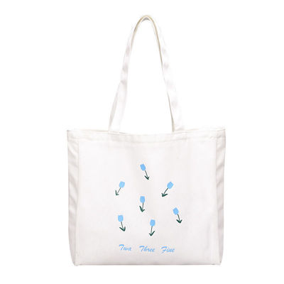 Couleur personnalisée Eco-friendly Large sac de magasinage recyclé Sac à dos en toile de coton