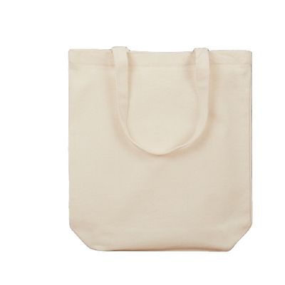 Medium 30-50cm Sac de magasinage écologique personnalisé Sac d'épaule en toile pour cadeau réutilisable Plain