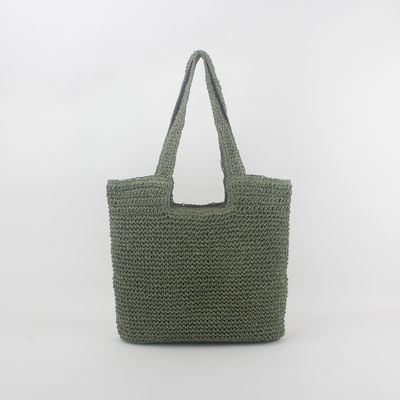 Sacs à main de paille Raffia d'été acceptables pour les sacs de plage recyclés