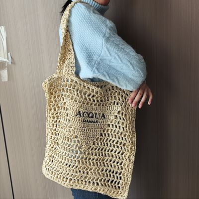 Sac de pique-nique de sable de plage de style coréen de grande capacité avec logo personnalisé