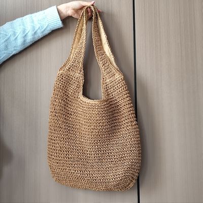 Sac de pique-nique de sable de plage de style coréen de grande capacité avec logo personnalisé
