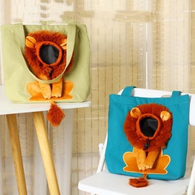 Sac d'extérieur portable en toile pour animaux de compagnie, toutes saisons, sac imprimé avec logo personnalisé pour chiens et chats