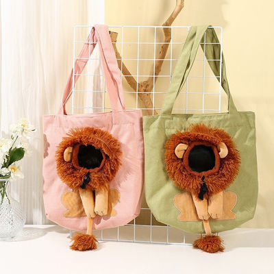 Sac d'extérieur portable en toile pour animaux de compagnie, toutes saisons, sac imprimé avec logo personnalisé pour chiens et chats