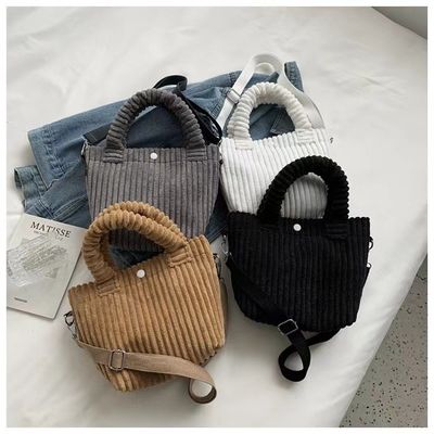 Sac à main en velours imprimé sur mesure avec logo crossbody mode sac de magasinage pour femmes
