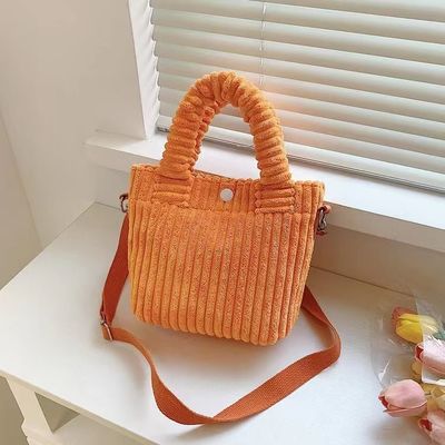 Sac à main en velours imprimé sur mesure avec logo crossbody mode sac de magasinage pour femmes