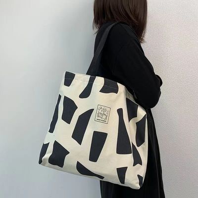 Sac de magasinage écologique personnalisé Sac à dos en toile de coton pour femme Sac de week-end recyclé