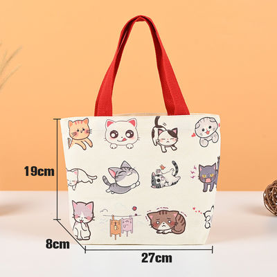 Sac à main en coton en toile imprimé