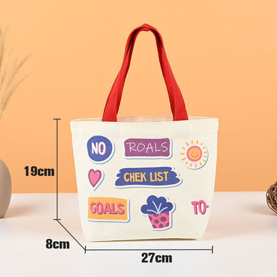 Sac à main en coton en toile imprimé