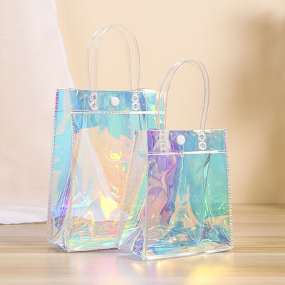 Logo personnalisé Accepté Sac à main imperméable pour femmes Sac de magasinage en TPU recyclé