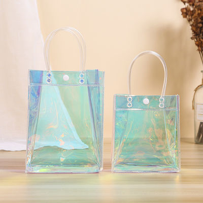 Logo personnalisé Accepté Sac à main imperméable pour femmes Sac de magasinage en TPU recyclé