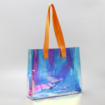 Logo personnalisé Accepté Sac à main imperméable pour femmes Sac de magasinage en TPU recyclé