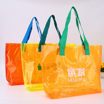 Logo personnalisé Accepté Sac à main imperméable pour femmes Sac de magasinage en TPU recyclé
