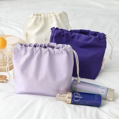 Sacs à cordes en coton organique en toile de tissu pour emballage