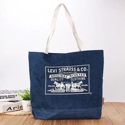 Sacs de magasinage en toile de mode pour femmes avec logo et couleur personnalisés