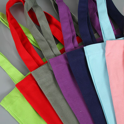 Couleur personnalisée Reutilisable Tissu de concepteur toile de coton sac de magasinage Eco Friendly
