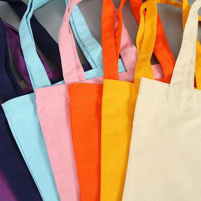 Couleur personnalisée Reutilisable Tissu de concepteur toile de coton sac de magasinage Eco Friendly