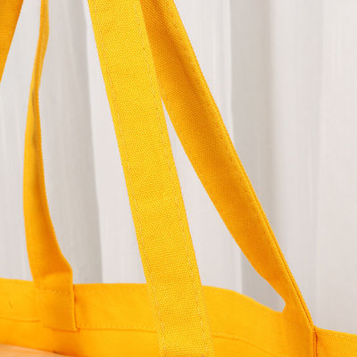 Couleur personnalisée Reutilisable Tissu de concepteur toile de coton sac de magasinage Eco Friendly