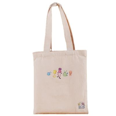 Style à main écologique Logo imprimé sur mesure toile Sacs de magasinage en tissu Sacs de coton