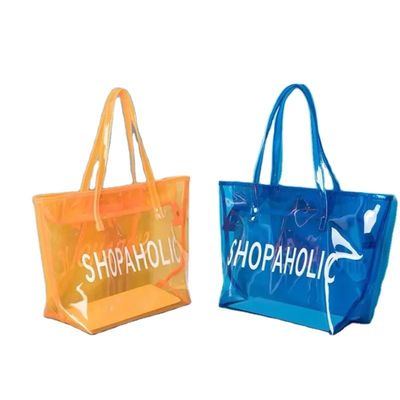 Sac à main de luxe imperméable à l'eau, clair, cosmétique pour femme, maquillage personnalisé, sac à main avec logo