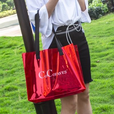 Sac à main de luxe imperméable à l'eau, clair, cosmétique pour femme, maquillage personnalisé, sac à main avec logo