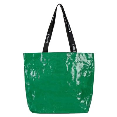 Couleur personnalisée Eco-friendly PP tissé Laminé Sacs de shopping avec logo personnalisé