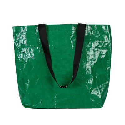 Couleur personnalisée Eco-friendly PP tissé Laminé Sacs de shopping avec logo personnalisé