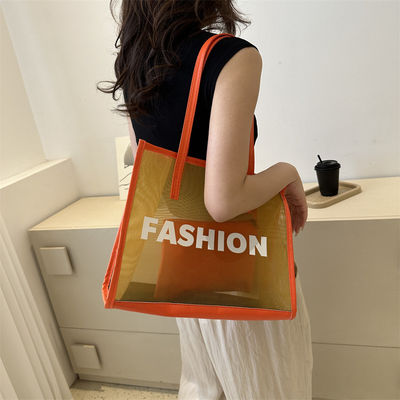Sac de shopping écologique personnalisé Conception personnalisée avec logo Sac de plage en nylon à mailles réutilisable