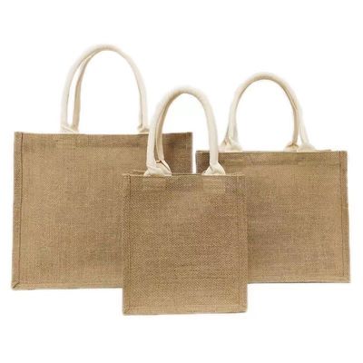 Cadeaux sac à main personnalisé en jute en écorce naturelle écologique pour le tote réutilisable