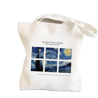 Couleur personnalisée réutilisable en coton simple toile d'épicerie sac à main pour la promotion