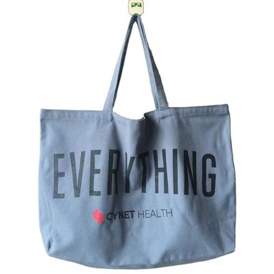 Sac à main en toile avec couleur personnalisée et logo imprimé