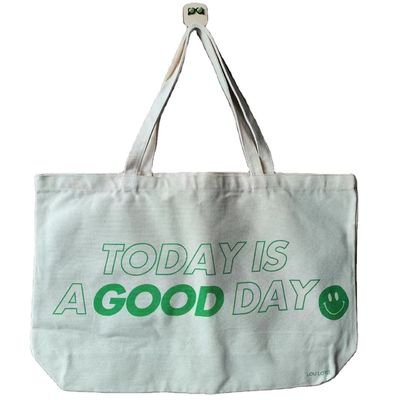Sac à main en toile avec couleur personnalisée et logo imprimé