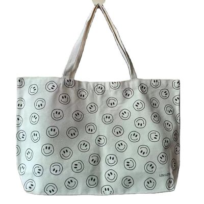 Sac à main en toile avec couleur personnalisée et logo imprimé