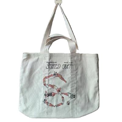 Sac à dos en toile de coton polyvalent et respectueux de l'environnement pour la vie scolaire quotidienne