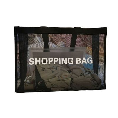 Sac de magasinage en maille de grande capacité en été Sac de plage environnemental Gym Yoga Sac à main