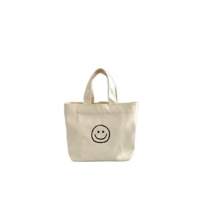 Mini sac de shopping en toile de coton réutilisable et élégant