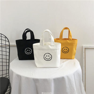 Mini sac de shopping en toile de coton réutilisable et élégant