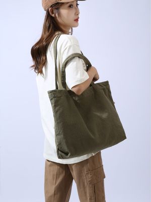Design personnalisé Sac de magasinage en toile de coton biologique écologique avec logo personnalisé