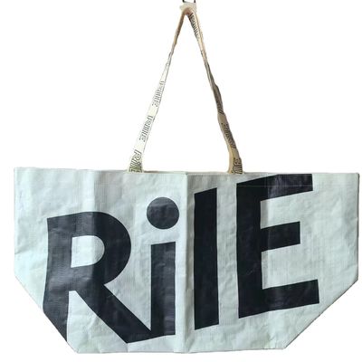 Impression personnalisée extra grand sac de magasinage réutilisable à l' enveloppe mat laminé en PP tissé