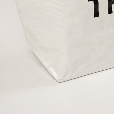 Impression personnalisée extra grand sac de magasinage réutilisable à l' enveloppe mat laminé en PP tissé