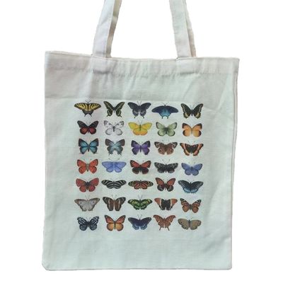 Couleur personnalisée polyester écologique réutilisable en coton toile de magasin