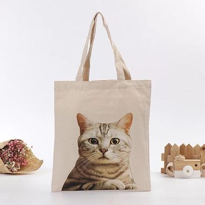 Sac à dos en toile réutilisable pour achats et voyages écologiques