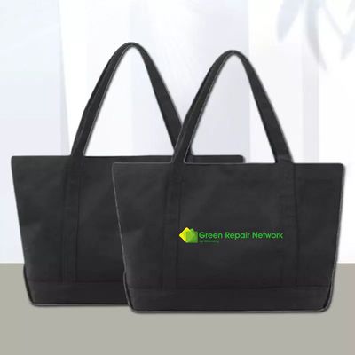 La vie quotidienne de l'école Reutilisable sac à dos de shopping biologique Sac en toile de coton avec logo personnalisé
