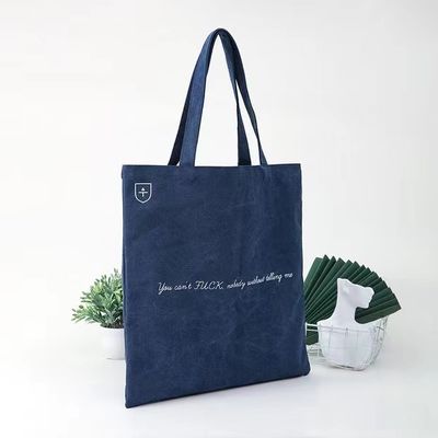 La vie quotidienne de l'école Reutilisable sac à dos de shopping biologique Sac en toile de coton avec logo personnalisé