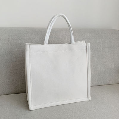 Sac de magasinage écologique personnalisé sac de messagerie en toile sac de cadeau en coton avec une grande capacité
