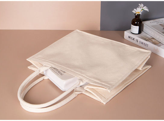 Sac à main en coton en toile laminé étanche pour les besoins d'achat