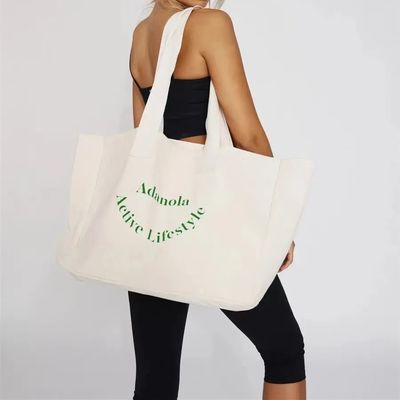 Logo personnalisé imprimé Sac à dos écologique de plage personnalisé avec style manipulé et OEM / ODM acceptable