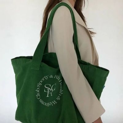 Logo personnalisé Grosse femme Week-end fête coton toile de plage cadeau magasinage sac à main